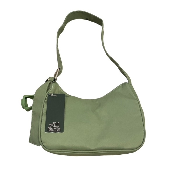 NWT Wild Fable Trendy Green Shoulder Bag - Picture 1 of 8